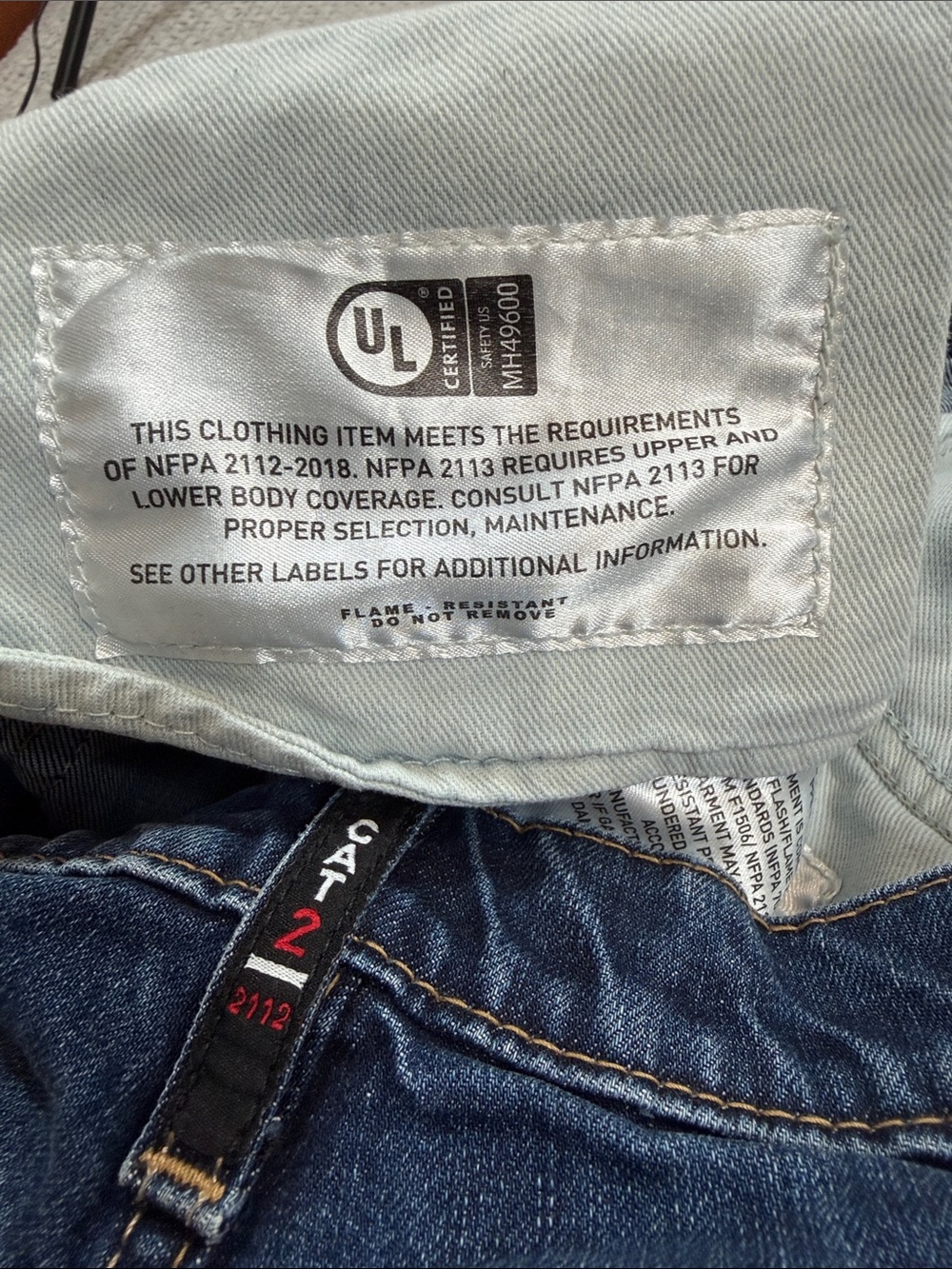Mens Ariat Fire Resistant M7 Slim Straight Leg Jean Calville Sales Sample Jeans - Picture 10 of 15